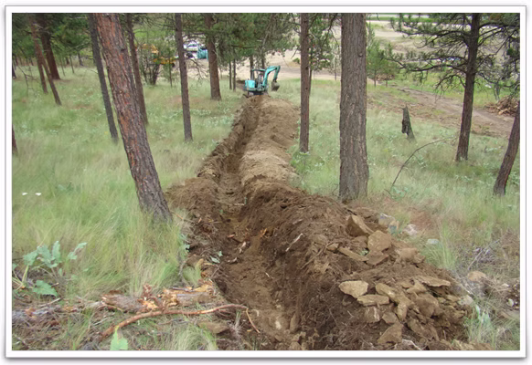 Precision grading work