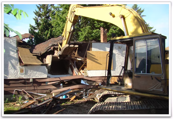 Demolition and rock hammering