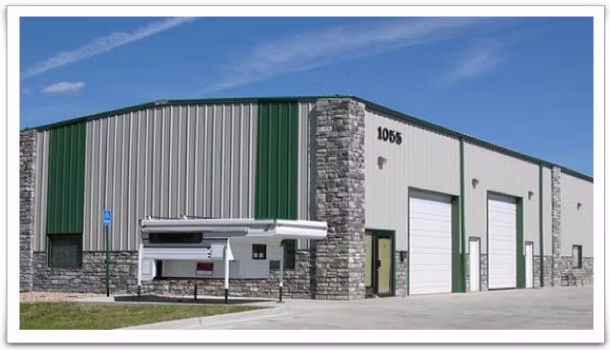 Steel building construction